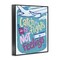 Stupell Industries Catch Flights Not Feelings Framed Giclee, design by Connie Summers